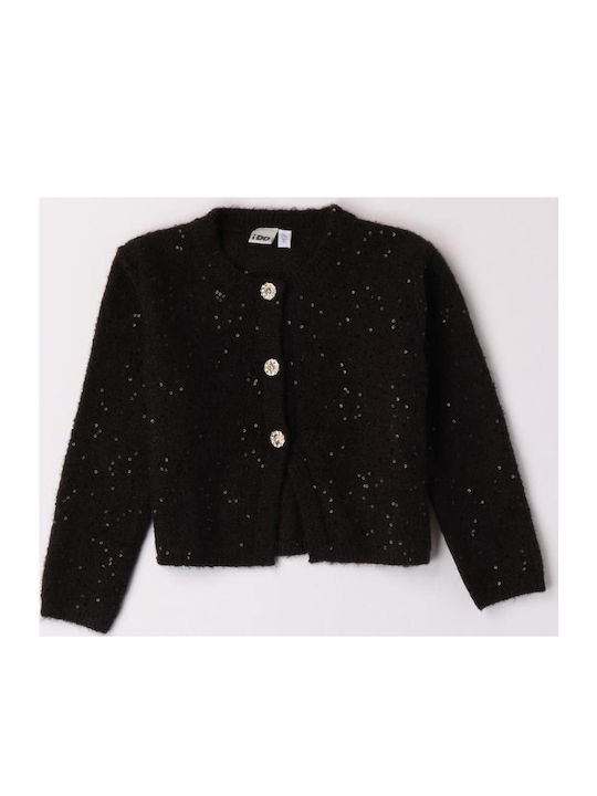 Kids Cardigan Knitted Black
