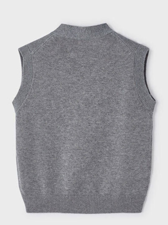 Kids Vest Cotton Silver