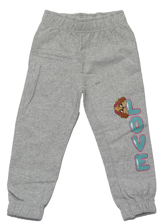 Kids Sweatpants Set Grey 2pcs