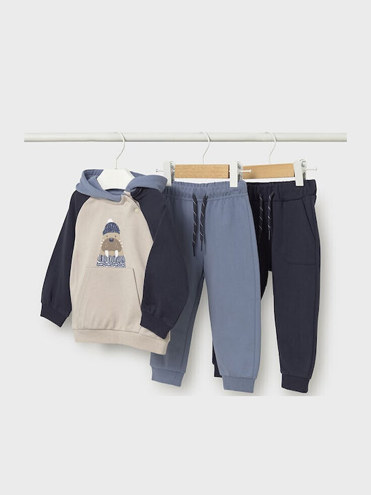 Kinder Sweatpants Set - Jogginganzug Blue, Light Blue 3Stück