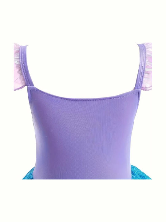 Kids Carnival Costume mermaid Purple