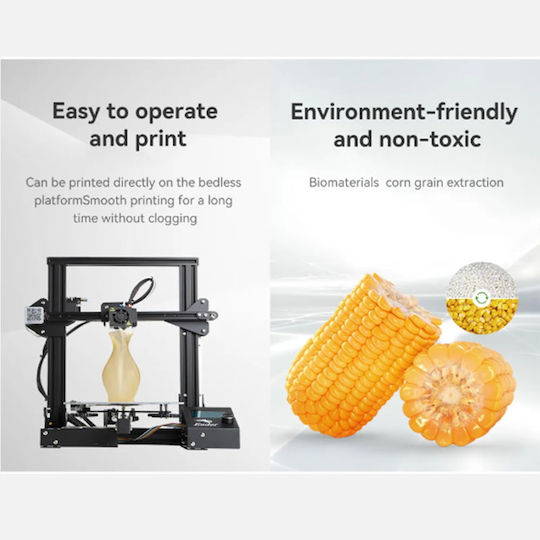 Esun PLA+ 3D Printer Filament 3.0mm Μαύρο 1kg 1τμχ (Spool)