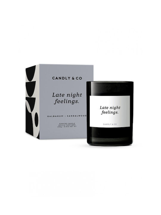 Candly & Co. Κερί Σόγιας σε Βάζο Μαύρο 250gr