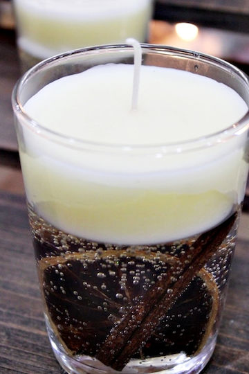 Gerakis Aromatic Candle in Jar with Orange-Cinnamon Scent 9x12.1cm