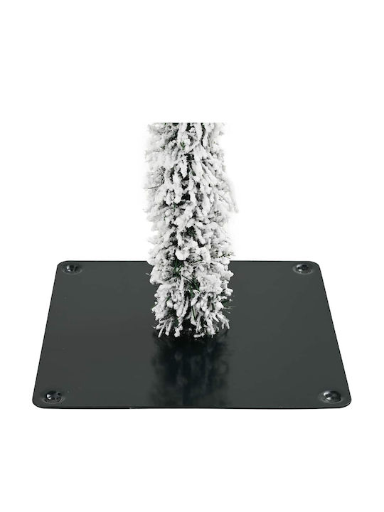 Weihnachtsbaum Beschneit 210cm mit LED-Beleuchtung