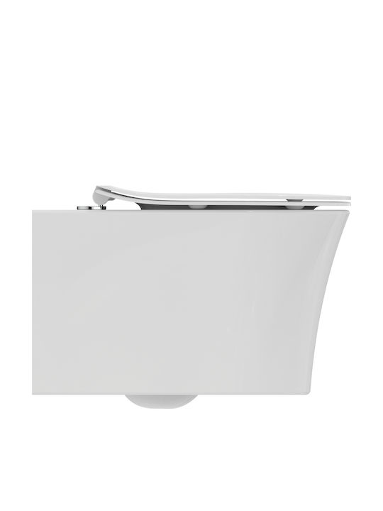 Ideal Standard Λεκάνη Κρεμαστή με Κάλυμμα Soft Close Λευκή