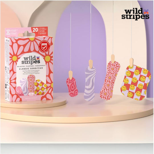Wild Stripes Classic Sensitive Αυτοκόλλητα Επιθέματα 20τμχ