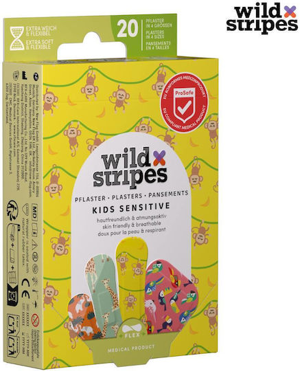 Wild Stripes Kids Jungle Vibe Plasters 20pcs