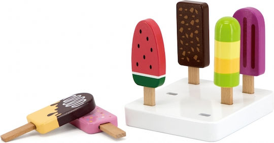 Viga Toys Σετ Παγωτά από Ξύλο 6τμχ