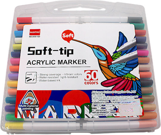 Drawing Markers Case 60pcs 2sxo152