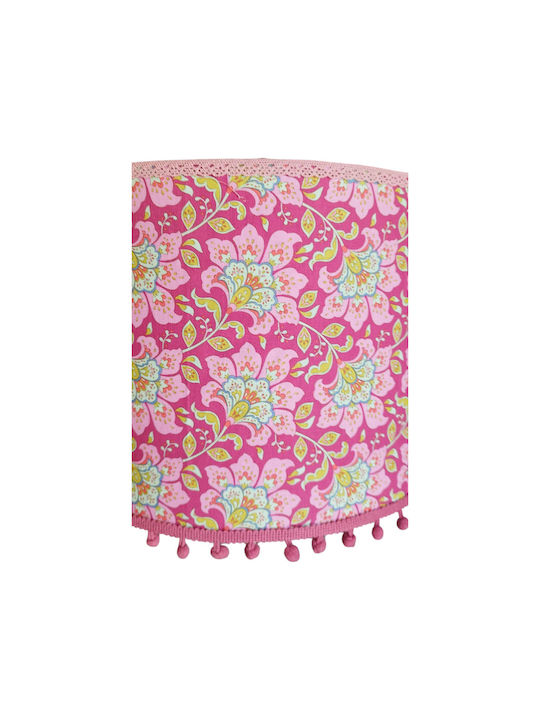 Oxygen Korean Pink Irida Ceiling Light Pink with E27 Socket 35x20cm