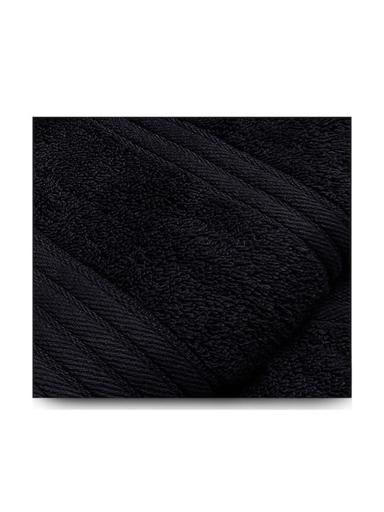To megalo pazari Bath Towel Set 3pcs Black (tmp-4585) Weight 510gr/m²