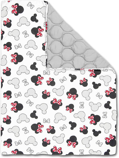 Kidizi Set Pilotă Pentru Patut Bumbac Roșu 75x100cm