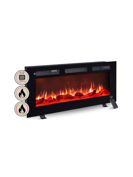 Richen Wall Mounted Electric Fireplace 8000W 102x43cm