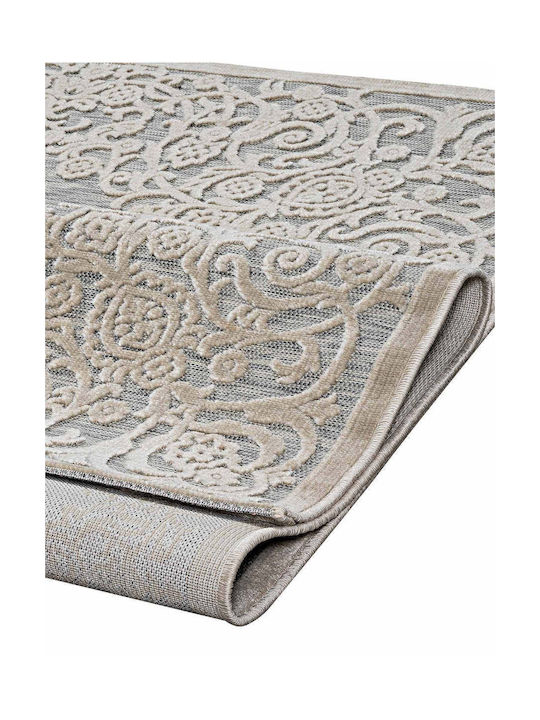 Madi Σετ Καλοκαιρινά Χαλιά Κρεβατοκάμαρας Grey Beige 3τμχ