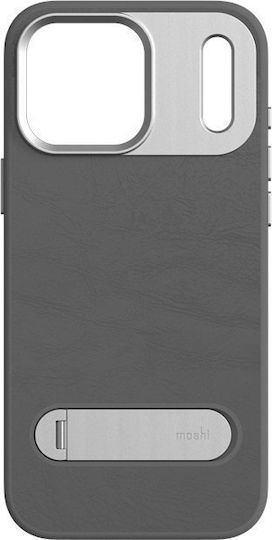 Moshi Kameleon 360 Full Cover Silicone / Synthetic Leather Gray (iPhone 17 Pro Max)