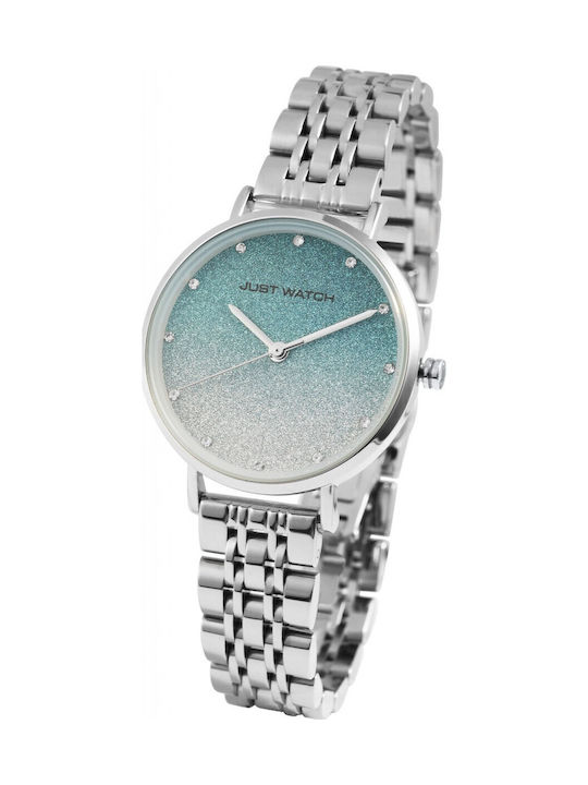 Just Watch Women's Watch with Silver Metal Bracelet