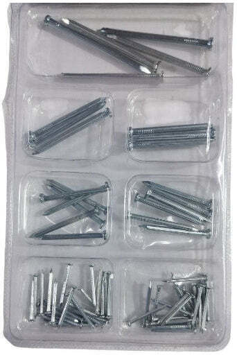 7 Size Hardware Nails Assortment Kit Wood Nails Wall Nails Steel Nail