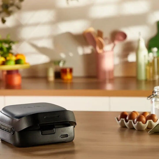 Tefal Snack Collection Sandwich Maker with Removable Plates for 2 Sandwiches 700W Black
