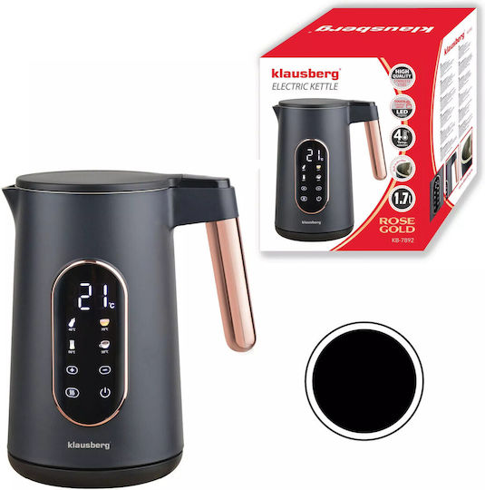 Klausberg Fierbător 1.7lt 2200W Negru