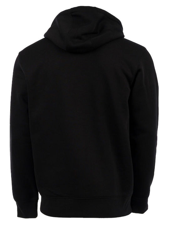 Through Hoody Sweatshirt mit Kapuze Black