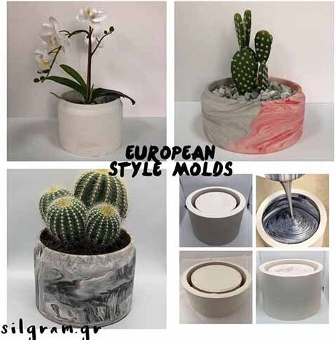 Silgram Καλούπι Σιλικόνης για Πηλό / Υγρό Γυαλί 15x15cm