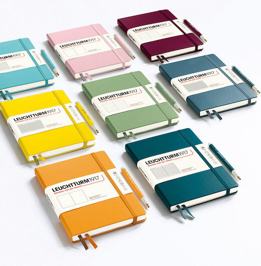 Leuchtturm1917 Notebook 123 Sheets A6 Square Black