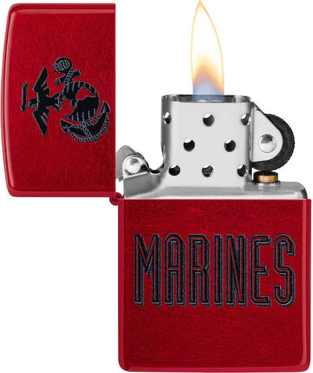 Zippo Lighter Flame in Red color