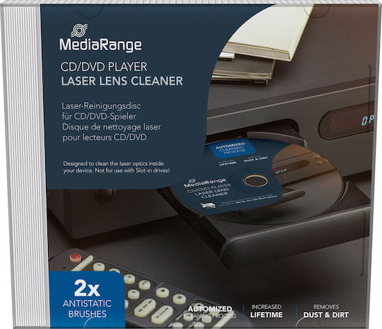 MediaRange Καθαριστικό CD/DVD CD/DVD/BluRay Laser Lens Cleaner with Antistatic Brush
