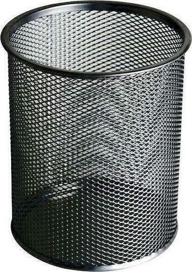 Metallic Pencil Holder in Black Color 1pcs 10x9cm