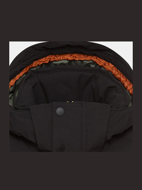 Winter Jacke Parka Wasserdicht und Winddicht Black