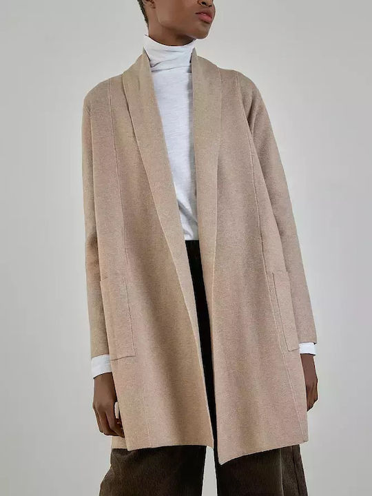 Γυναικεία Πλεκτή Ζακέτα Beige