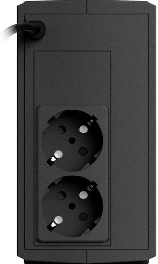 NJOY Keen 600 UPS Line-Interactive 600VA 360W с 2 Schuko Гнезда
