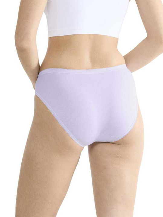 Basic+ Tai Βαμβακερά Femei Slip 3Pack Lilac/purple/black