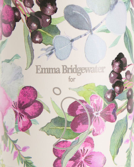 Chilly's Emma Bridgewater Thermos Bottle Stainless Steel BPA Free 500ml Winter Flowers