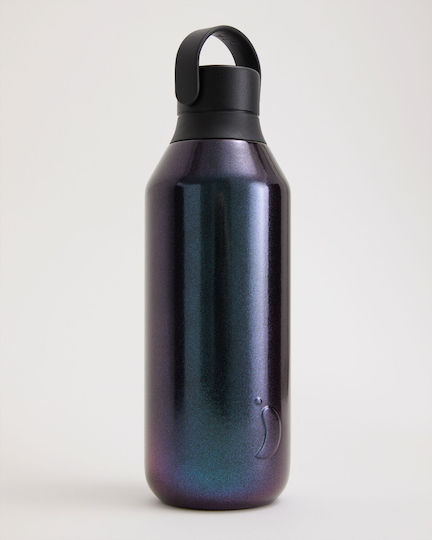 Chilly's Series 2 Elements Thermos Bottle Stainless Steel BPA Free 500ml Galaxy