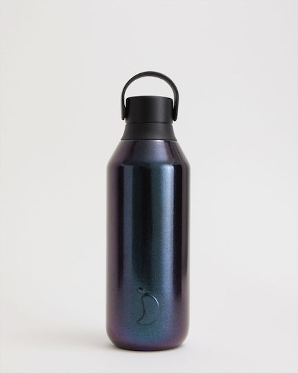 Chilly's Series 2 Elements Thermos Bottle Stainless Steel BPA Free 500ml Galaxy
