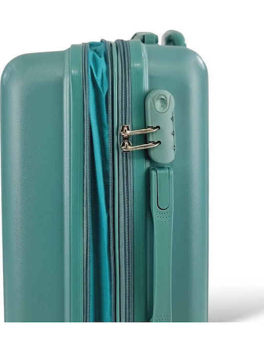 Roza Rz63c *combo* Hard Cabin Suitcase 55x40x20 +5cm Expansion & Travel Backpack 40x30x20 Mint