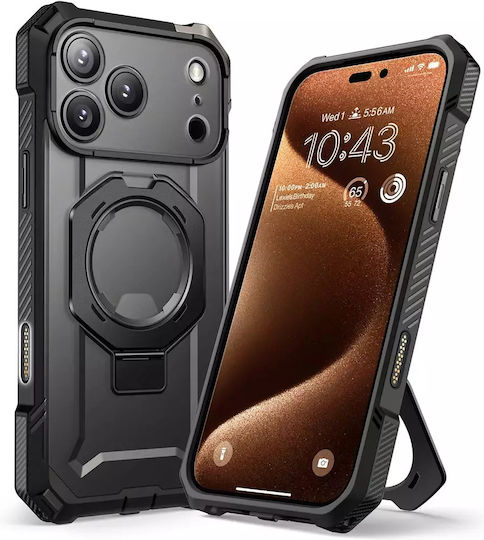 Supcase Ub Grip Mag Back Cover Σιλικόνης / Πλαστικό 1.5mm Μαύρο (iPhone 17 Pro Max)