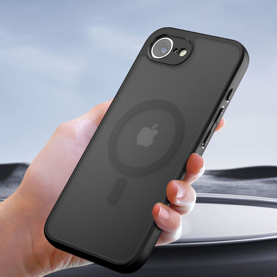 Techsuit Umschlag Rückseite Silikon Schwarz (Galaxy Z Fold7)