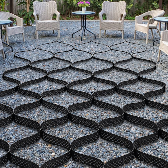 Vevor Ground Grid 3-inch Deep Geocell Grid 24.93x9.52ft 7600x2900mm Gravel