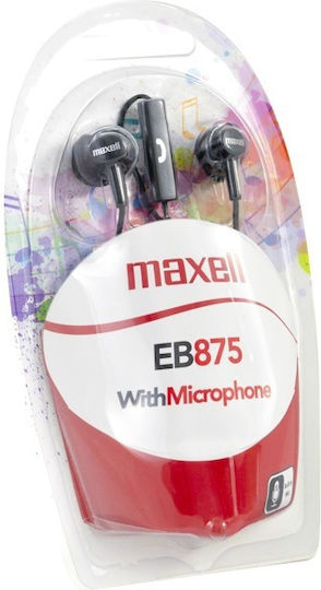 Maxell EB875 În ureche Handsfree cu Mufă 3.5mm Negru