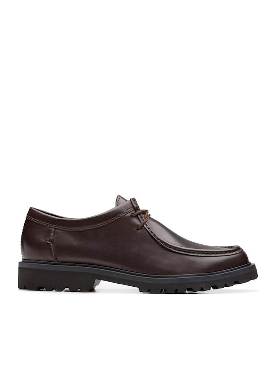 Seam Men's Leather Moccasins Brown