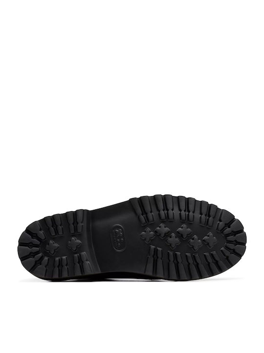Seam Men's Leather Moccasins Brown
