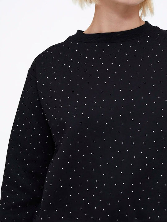Lang Damen Sweatshirt Black
