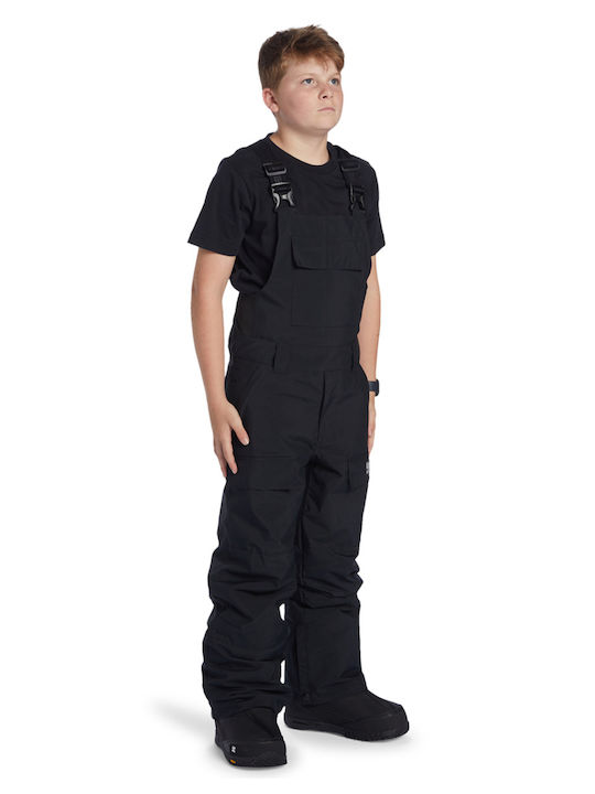 DC Snow ADBTP03013-KVJ0 Kids Dungarees for Ski & Snowboard Black