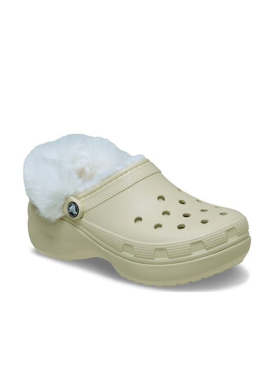 Crocs Clog Clogs with Fur Beige 212854-2Y2