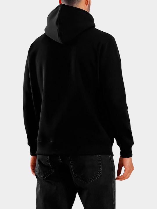 Sweatshirt with Hood Black