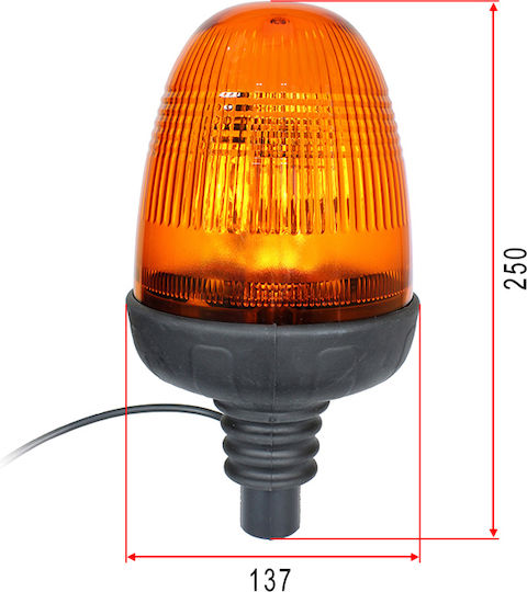 Mars Tech Автомобилен фар 24V Водоустойчив с Orange / Оранжев Осветление