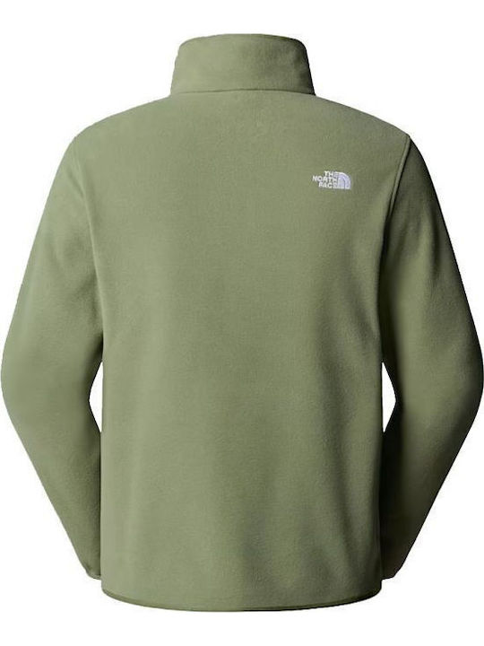 100 Glacier 1/4 Sweater Bark Mist